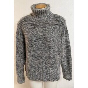 ALL POINTS By Reference Point Silk/Mohair Blend Turtleneck Long Slv Sweater LG